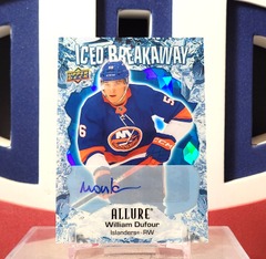 William Dufour 2023-24 - Iced Breakaway Blue Auto Rookie Allure Upper Deck